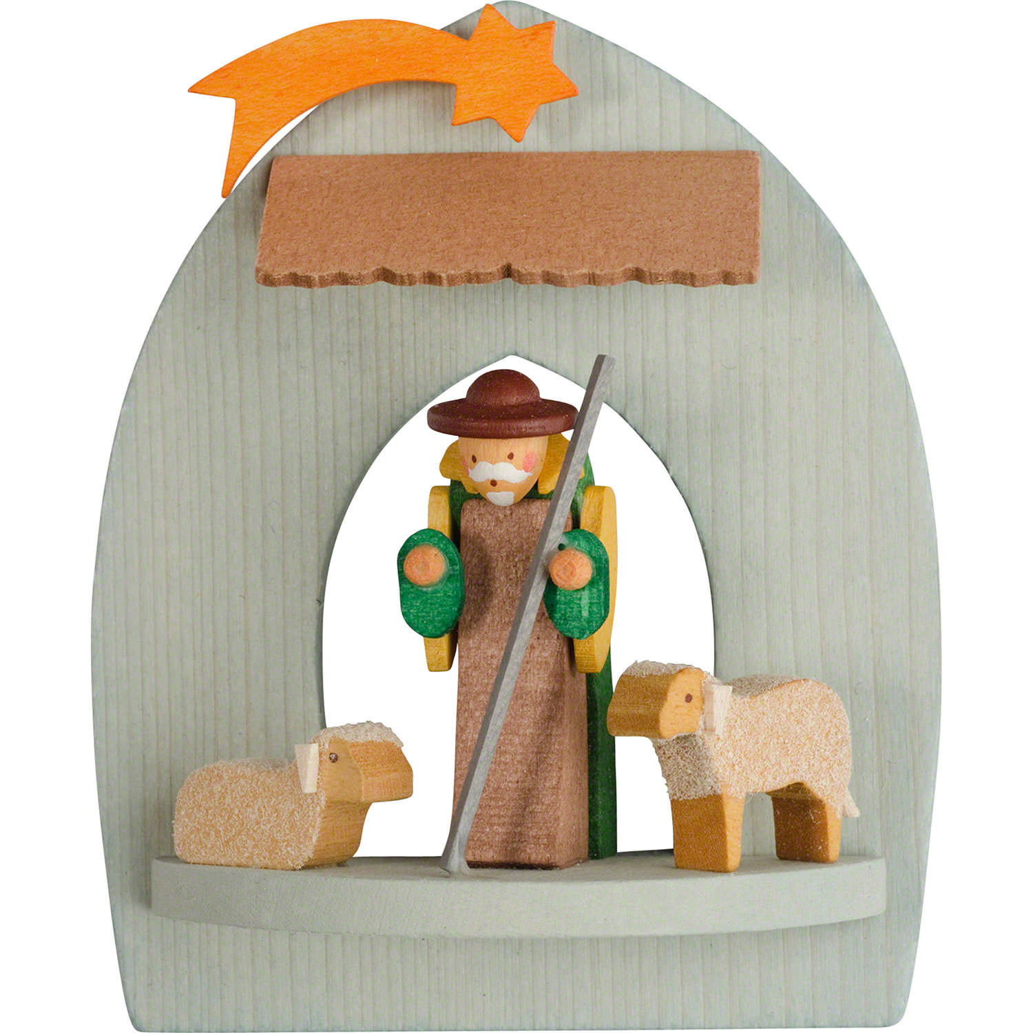 Ornament, Shepherd and Sheep