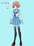 女子学生イラスト