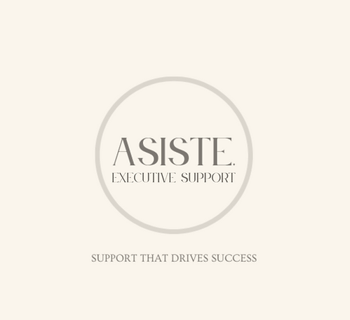 Asiste Executive Support Logo and Tagline