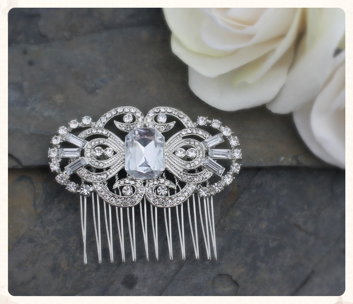 Diamante and Crystal Art Deco. Gatsb