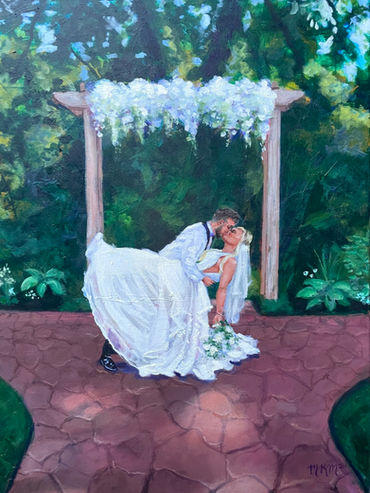 Live Wedding Painter Columbus Ohio