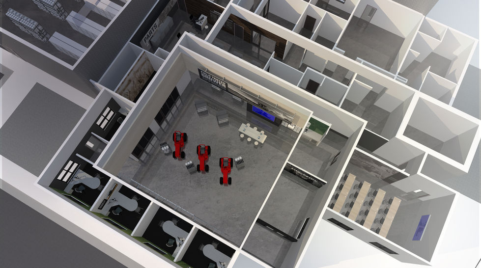 Dealership AGCO Fendt Massey design customer experience showroom 