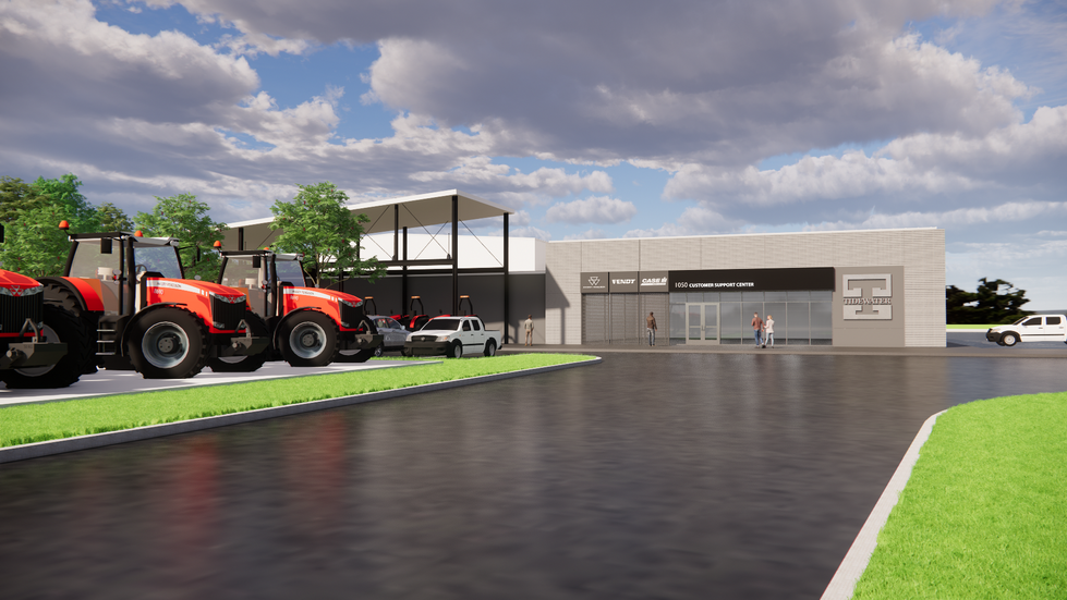 Dealership AGCO Fendt Massey design customer experience showroom 
