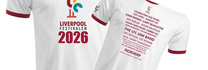 Liverpoolfestivalen 2026 - Offisiell T-skjorte
