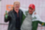 David Fairclough with head of bookings Jaran Pedersen at Liverpoolfestivalen 2022. Photo: Jonny Isaksen