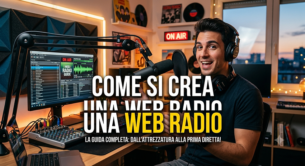 Come Creare una Web Radio da Zero: La Guida Completa