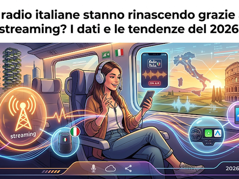 Le radio italiane stanno rinascendo grazie allo streaming? I dati e le tendenze del 2026