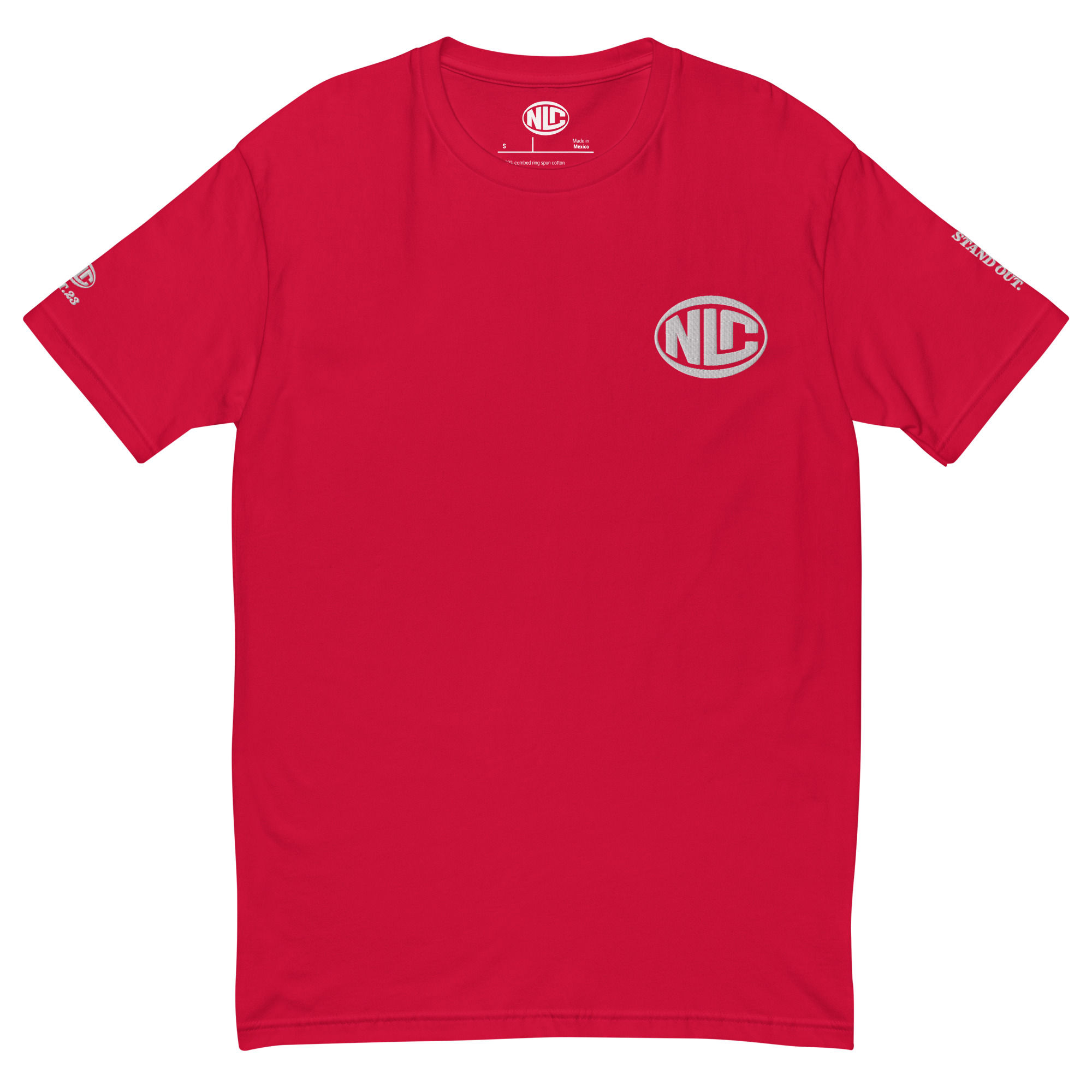 Bold Icon FlexFit Tee | Royal Red