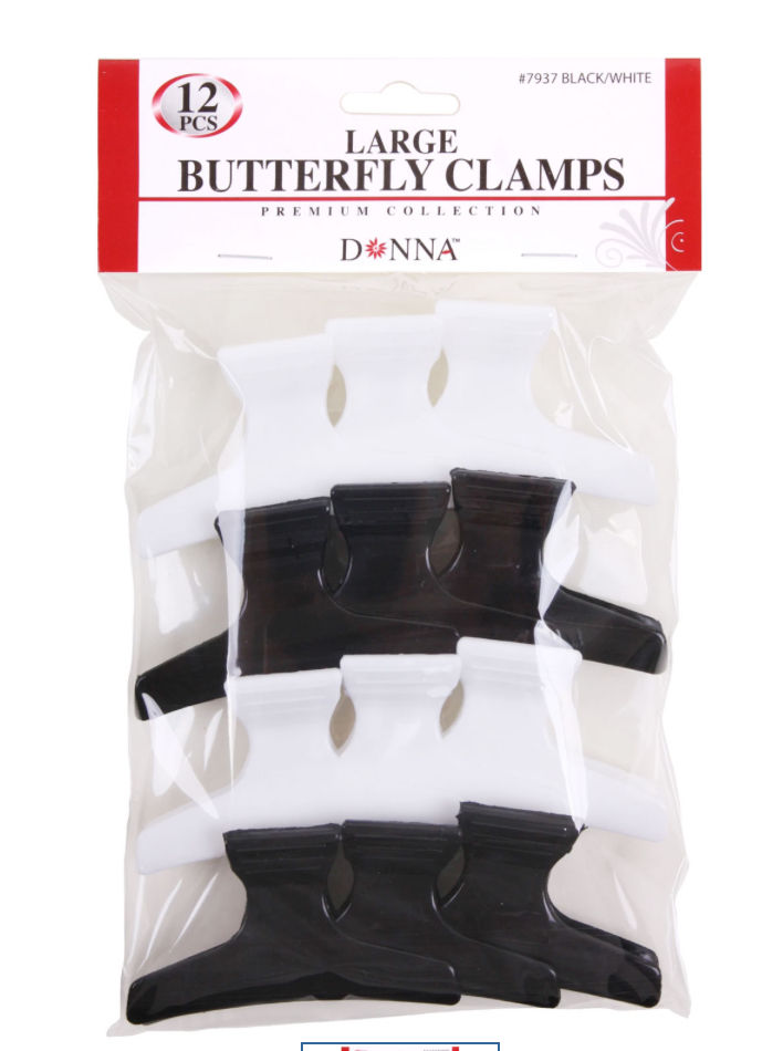 Donna Large Butterfly Clamps 