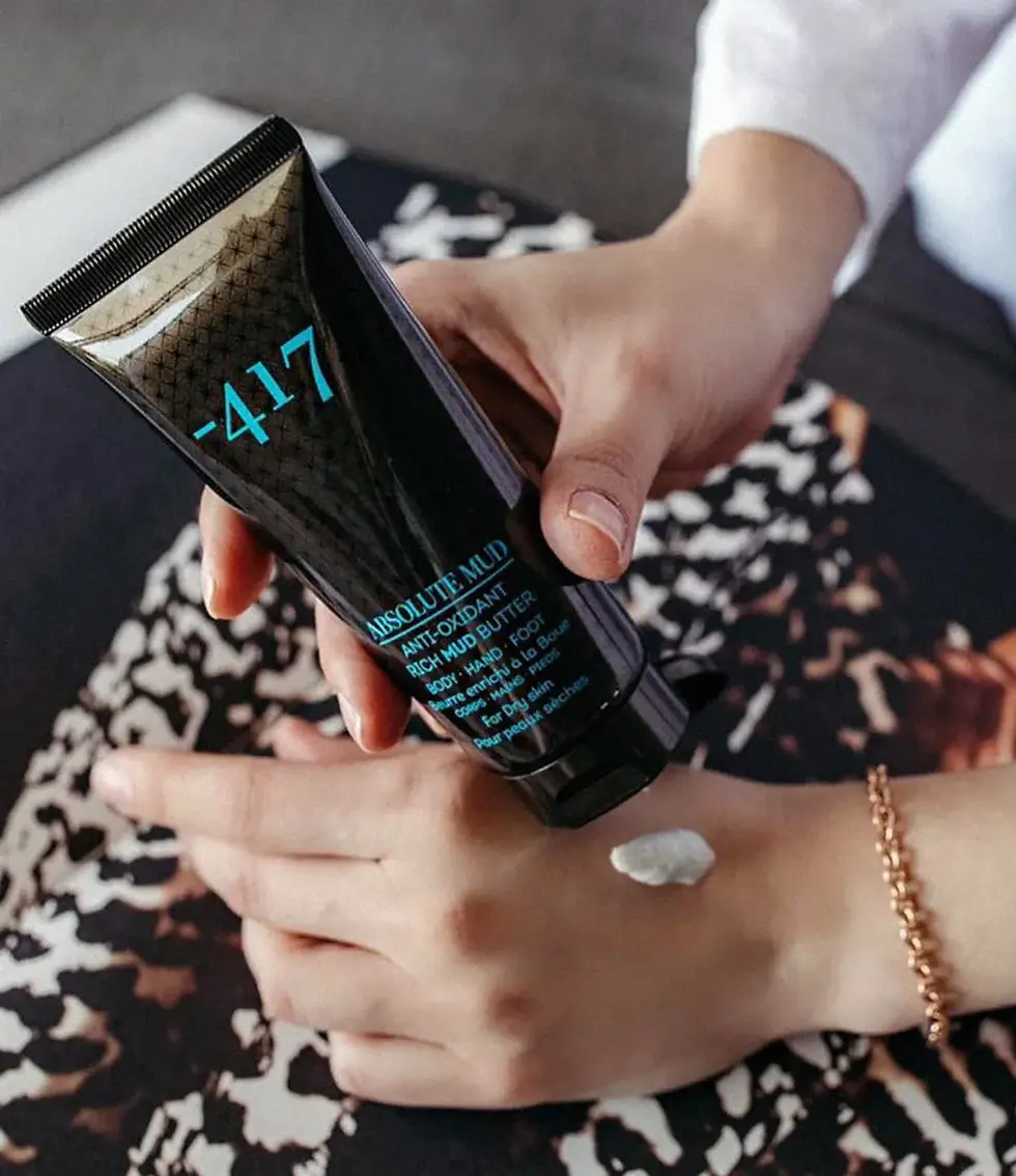 Thumbnail: Bohaté tělové bahenní máslo na tělo, ruce a nohy - 100 ml - vhodné na ekzémy 