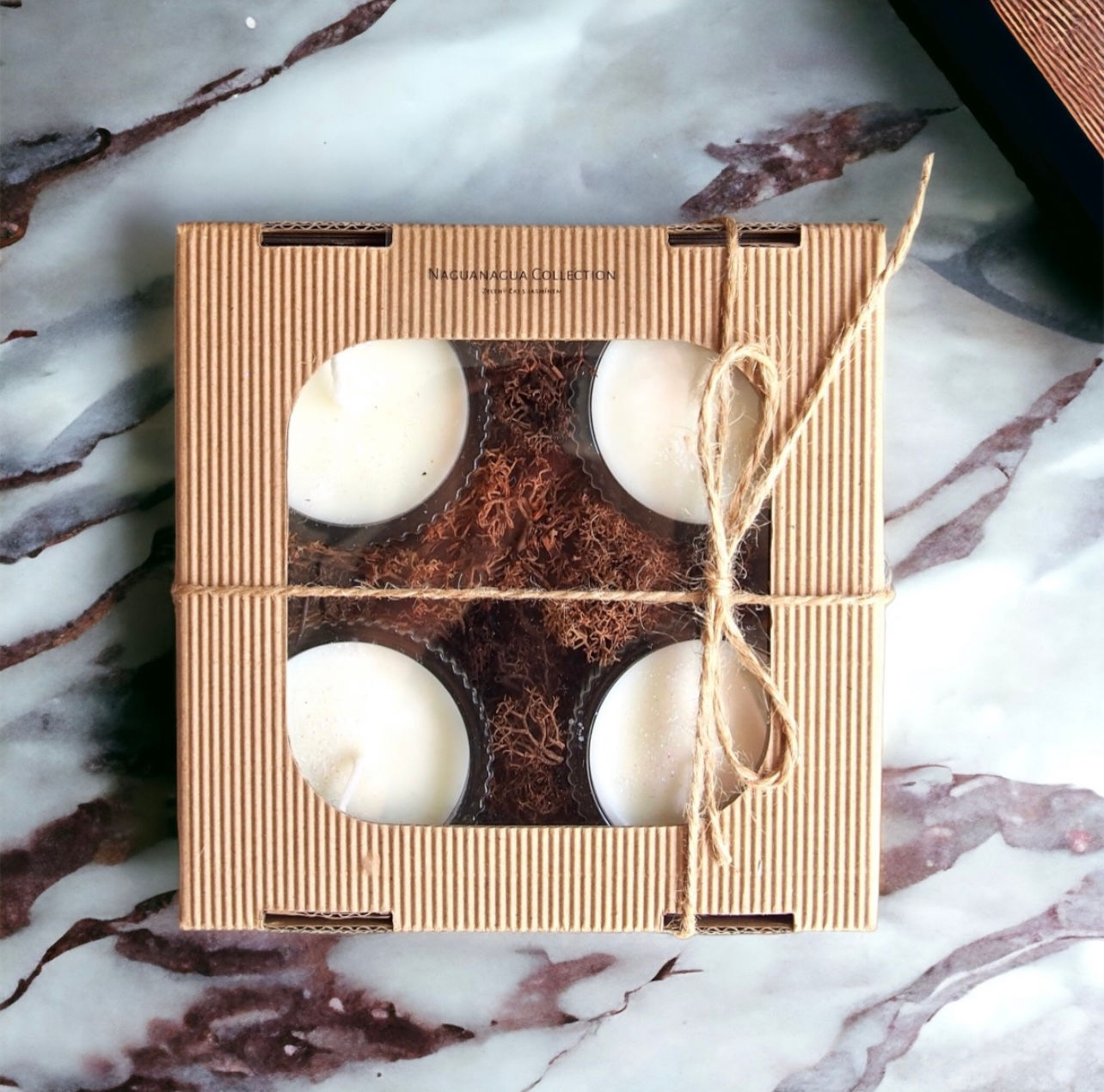 Dárková sada sójových svíček se zeleným čajem a jasmínem