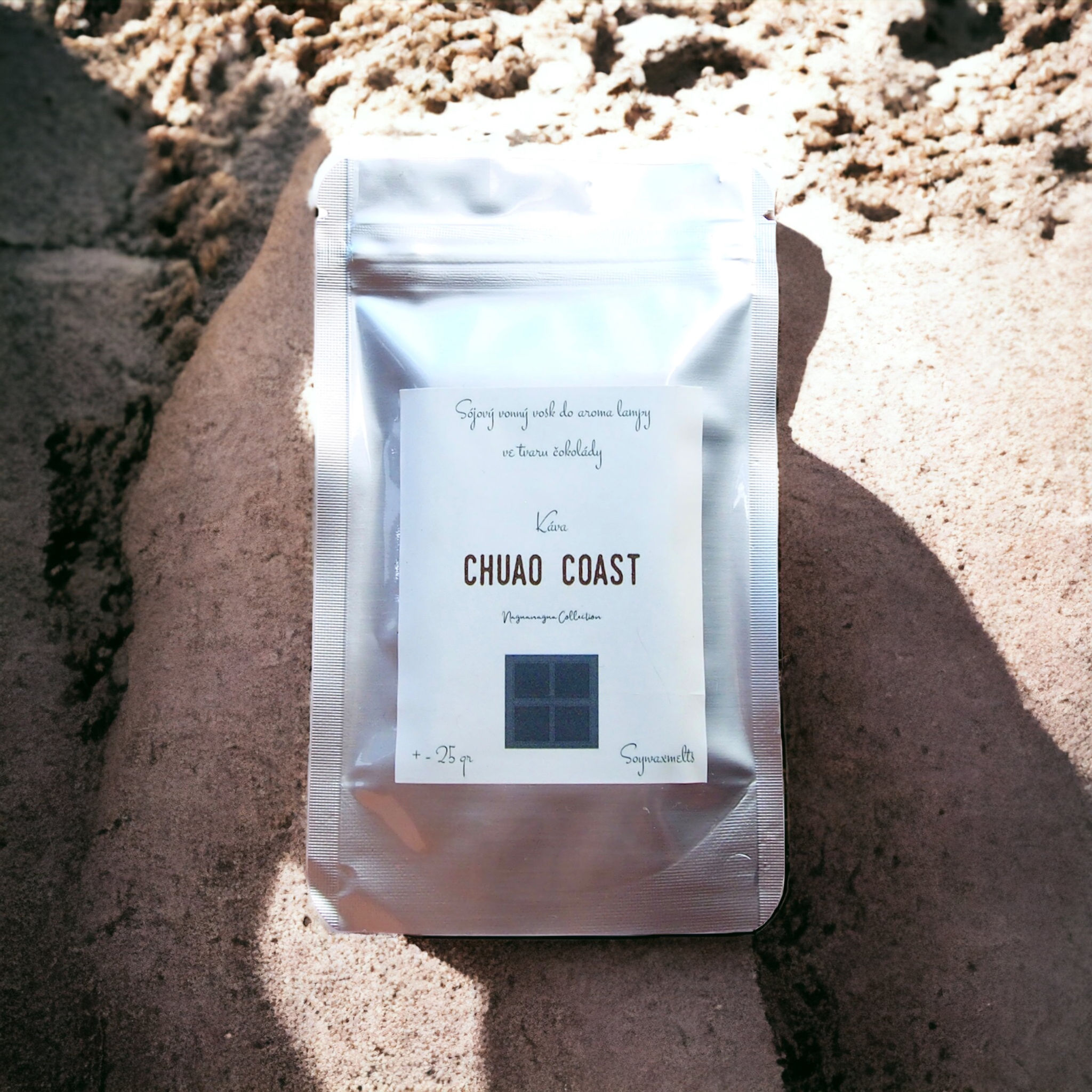 Sójový vosk ve tvaru čokolády s vůní kávy - Chuao Coast