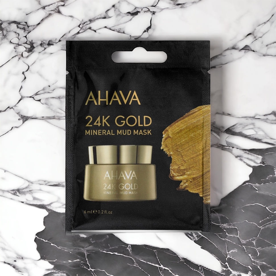 Thumbnail: Liftingová pleťová bahenní maska s 24K zlatem - 6 ml - AHAVA 