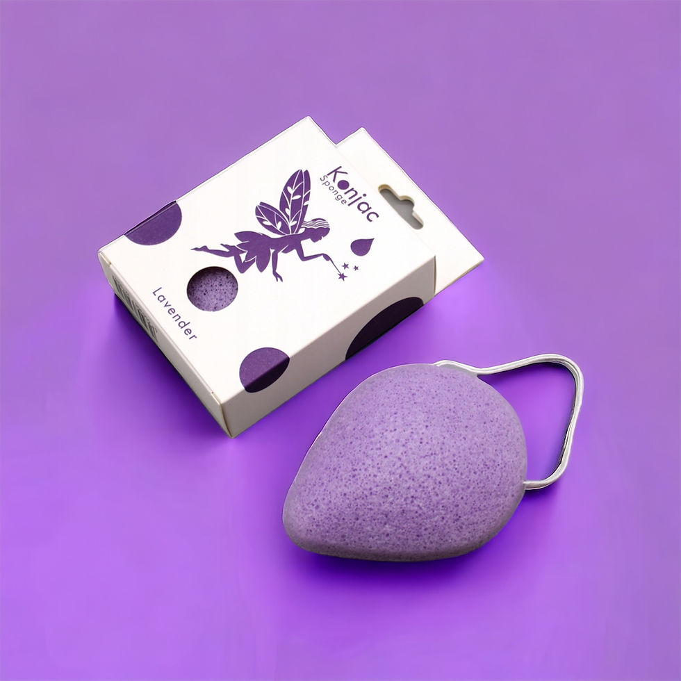 Thumbnail: Čistící pleťová konjaková houba s výtažky z levandule pro zklidnění pleti