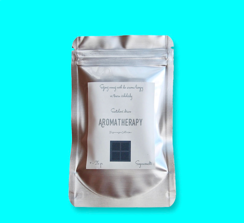 Thumbnail: Sójový vosk do aroma lampy ve tvaru čokolády s vůní santalového dřeva 