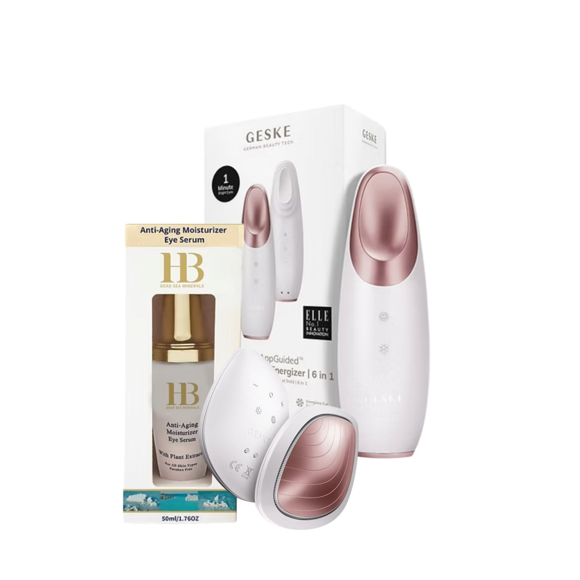 Vánoční sada pro hloubkovou péči o oční okolí, otoky GESKE s minerály z M. moře