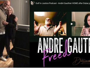 André Gauthier HOME after Dubai jail nightmare