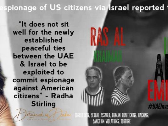 Detained in Dubai reports UAE's Israel-US hacking agent to FBI