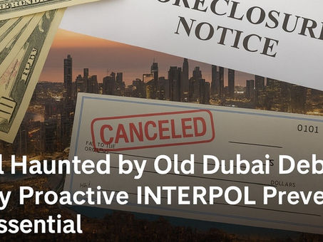 Still Haunted by Old Dubai Debts - Why Proactive INTERPOL Prevention is Essential