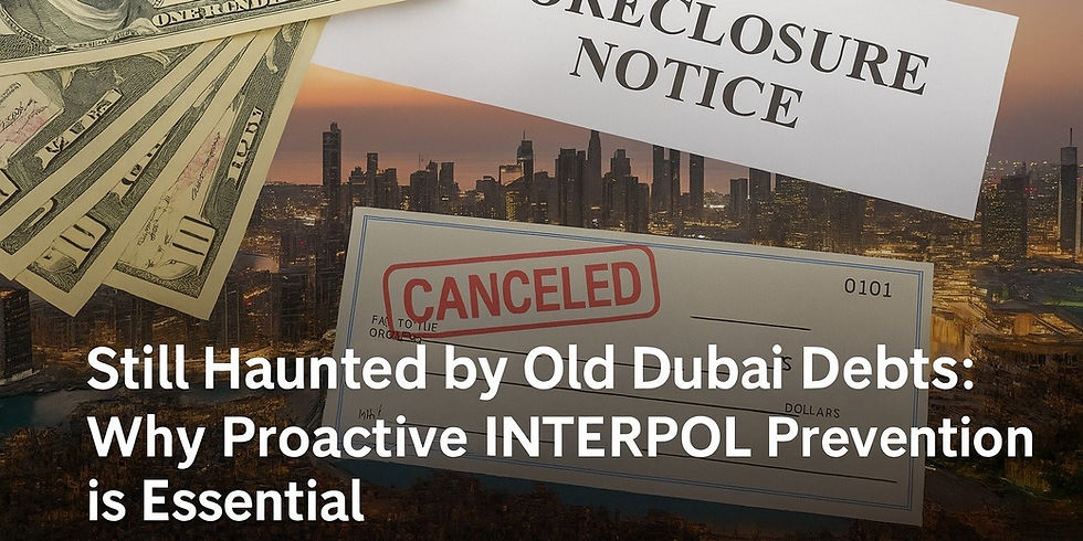 Contact Detained in Dubai for expert advice, Interpol Red Notice prevention, debt negotiation or emergency assistance if still in the UAE