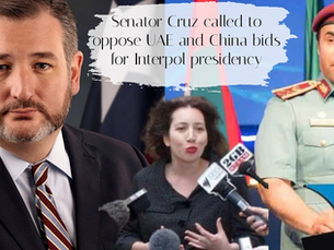 Senator Cruz called on to oppose UAE's Interpol Presidency bid