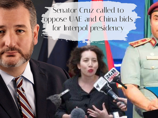 Senator Cruz called on to oppose UAE's Interpol Presidency bid