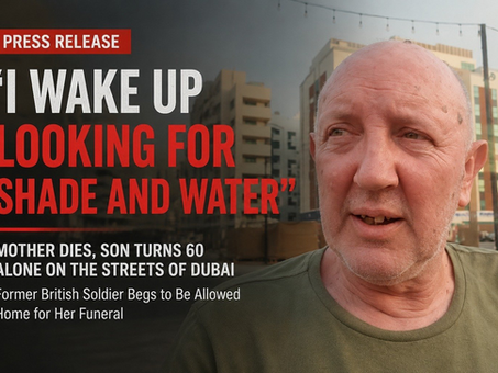 Irish/British veteran John Murphy begs to be allowed to return home for mother's funeral