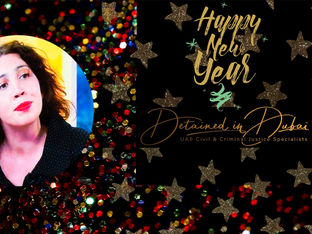 Radha Stirling, CEO of Detained in Dubai and host of Gulf in Justice, wishes a Happy New Year!