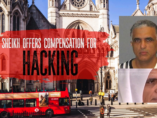 Sheikh Offers Compensation for Hacking