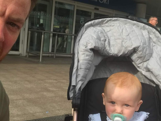 Brian Glendinning flight delayed
