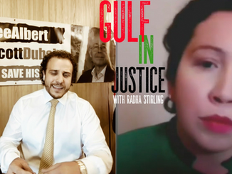 Gulf in Justice Podcast with Radha Stirling - interview with Wolfgang Douglas. #FreeAlbert Campaign