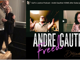 André Gauthier HOME after Dubai jail nightmare