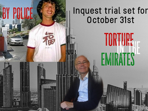 Inquest into death of British national in Dubai custody set for October 31st