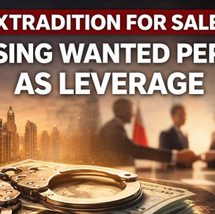 UAE Using Wanted Persons as Leverage