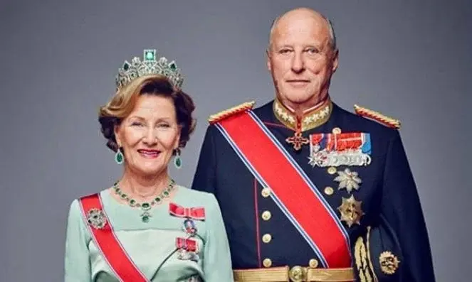 Şu anki Norveç Kralı ve Kraliçesi