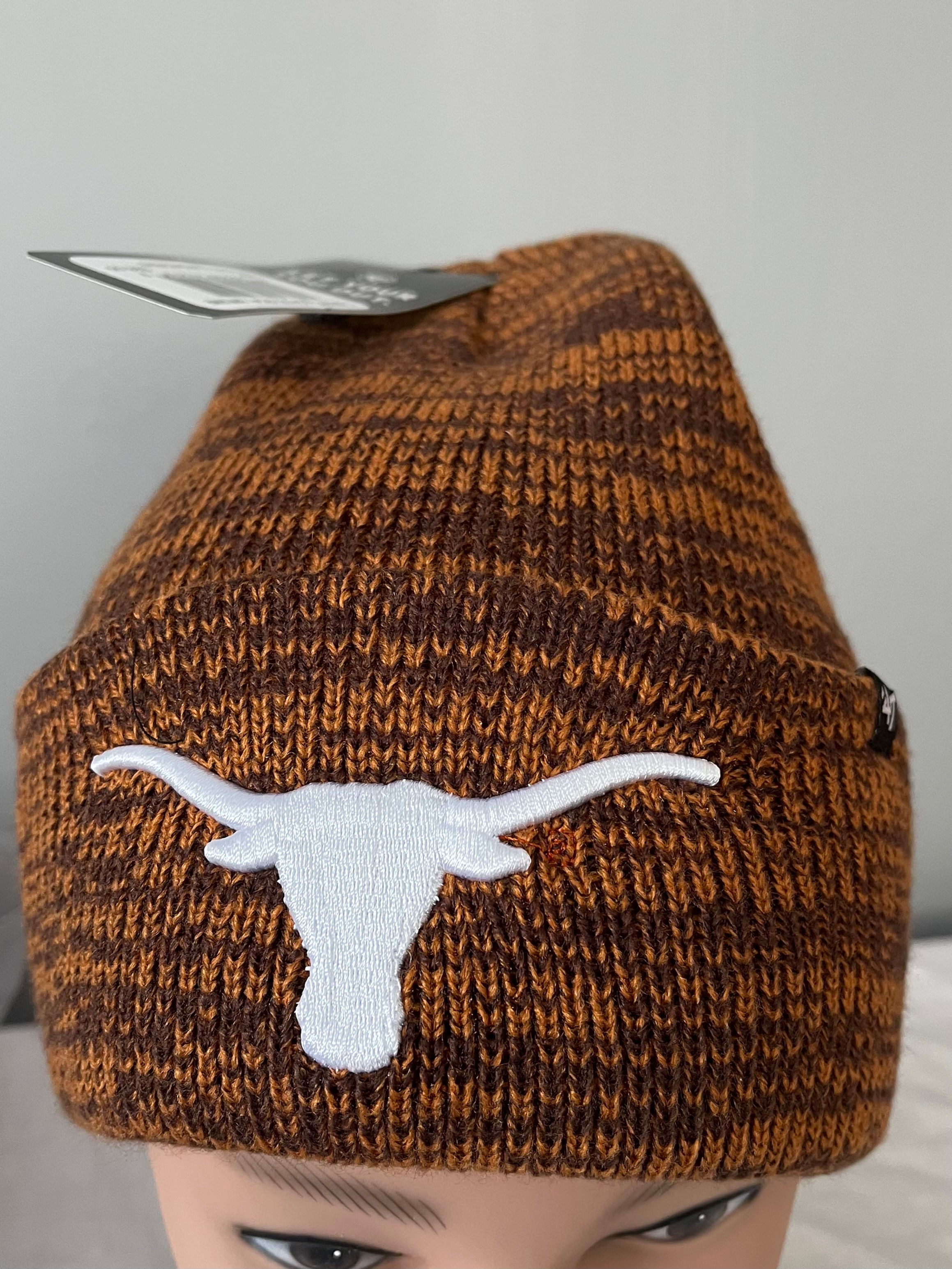 Texas Longhorns'47Brand cuffed stocking cap