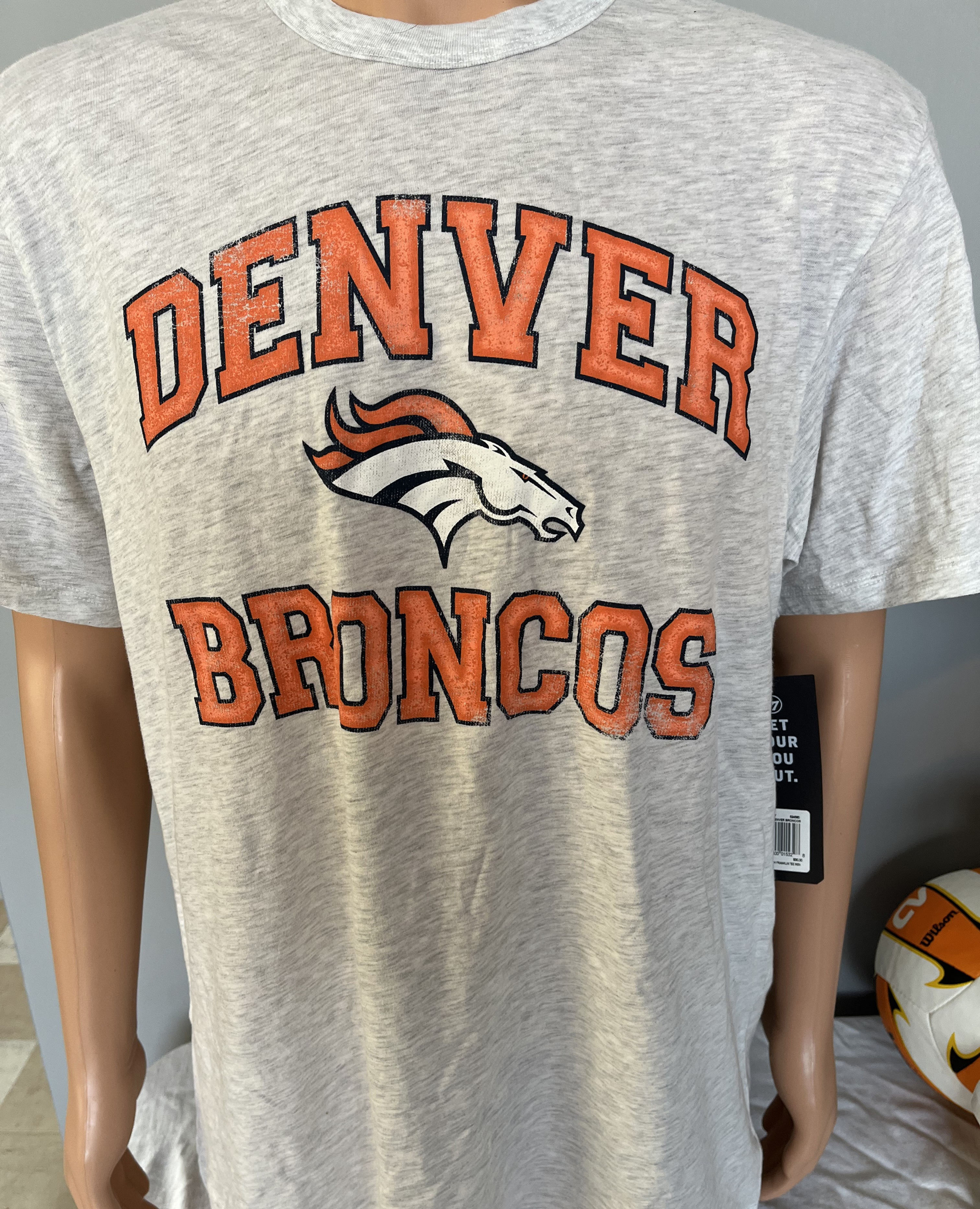 Denver Broncos '47 Brand Faded Look 2XL T-shirt