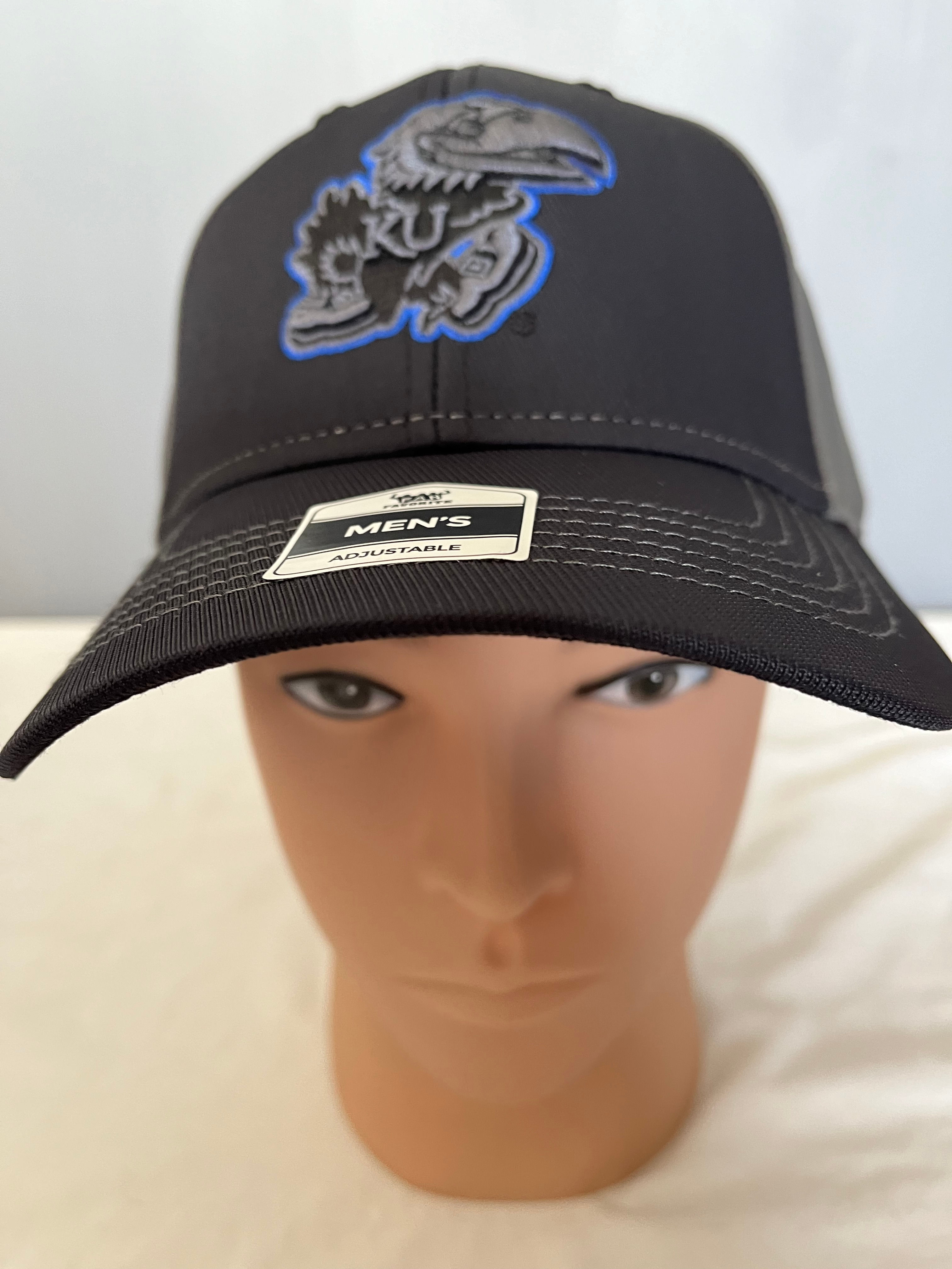 Kansas Jayhawks Fan Favorite Black out cap