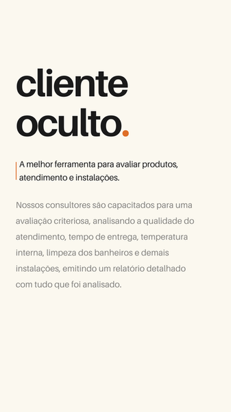 cliente oculto