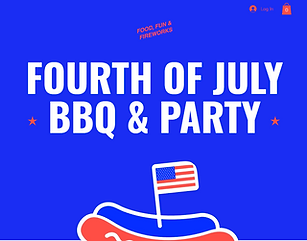 Fourth of July Party Invite