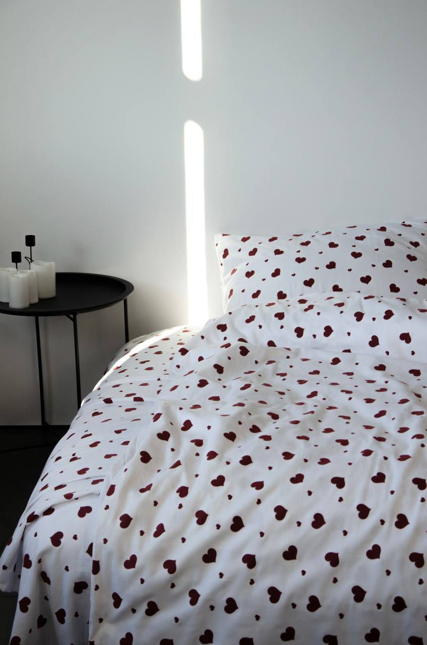 Преміум фланель СЕРЦЯ МАРСАЛО