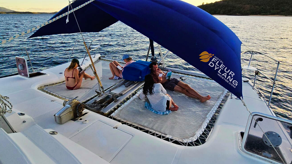 fleur d'ylang hotel nosy be catamaran