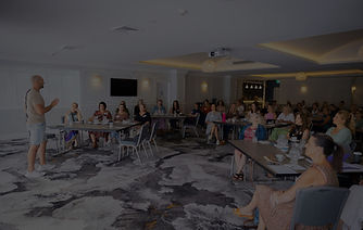 Motivational speakers Sydney Luke Kennedy presenting on stage
