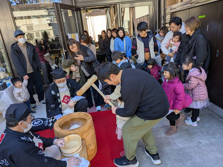 1月「もちつき大会」【拓匠開発オーナー様イベントレポート】