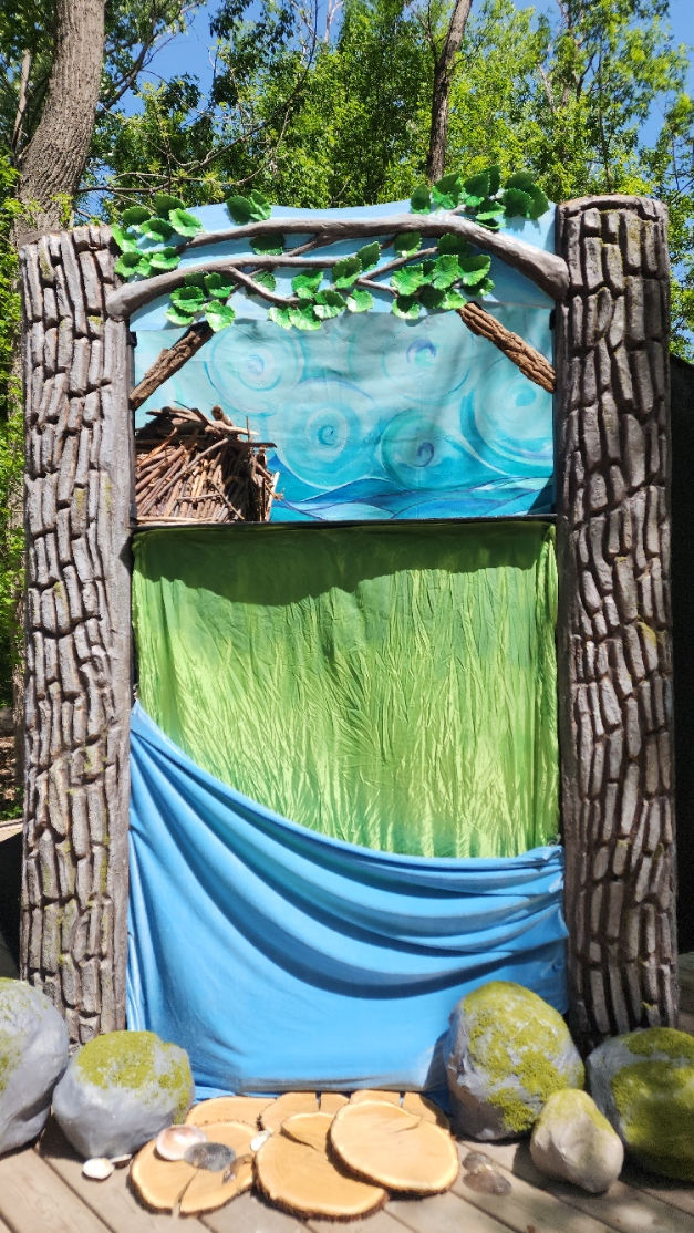 Beaver Dam Prop for Kroening Childrens Nature Festival's "Animal Show"