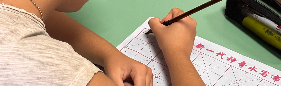 Corso di Lingua Cinese, scrittura caratteri