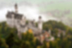 Neuschwanstein Castle shrouded in mist in the Bavarian Alps of Germany (med).jpg