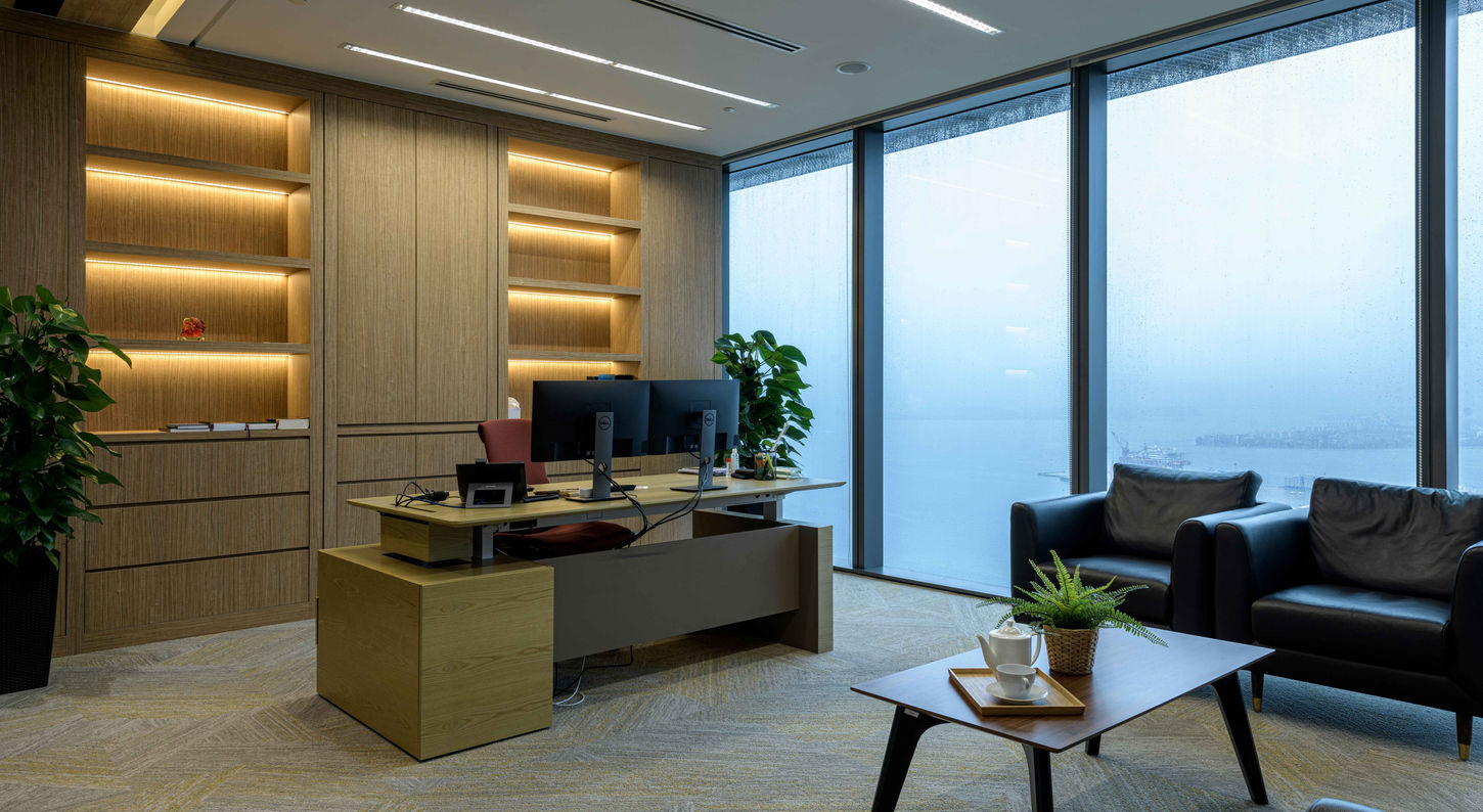 Hengli Petrochemical International Pte. Ltd. Commercial office Renovation Director Room