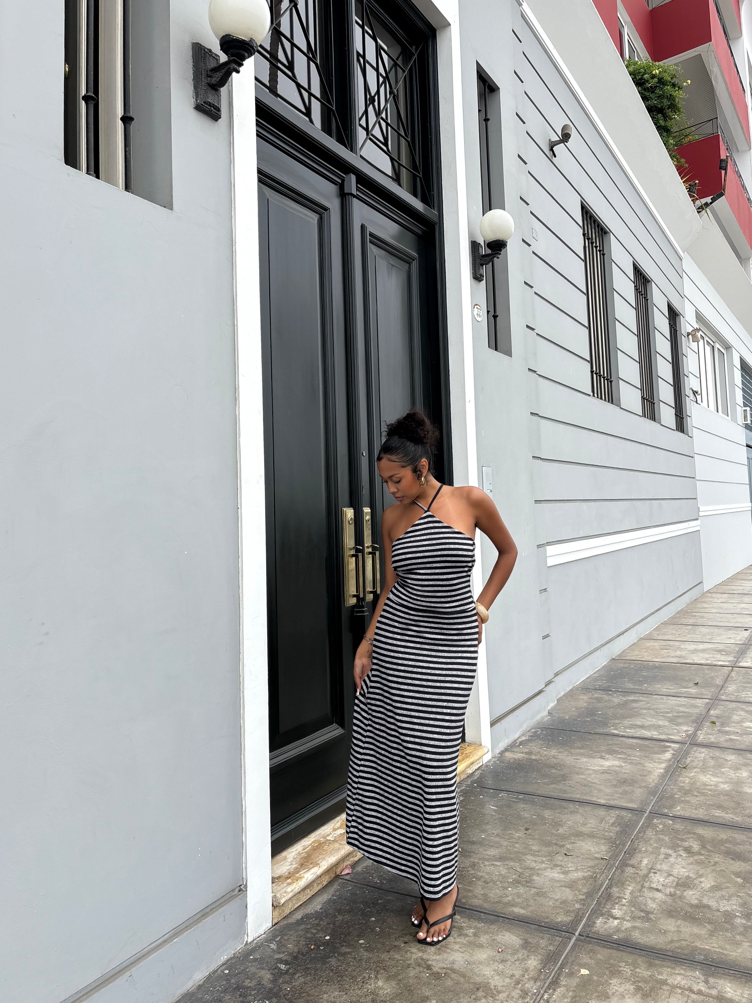 Vestido Pía a rayas 