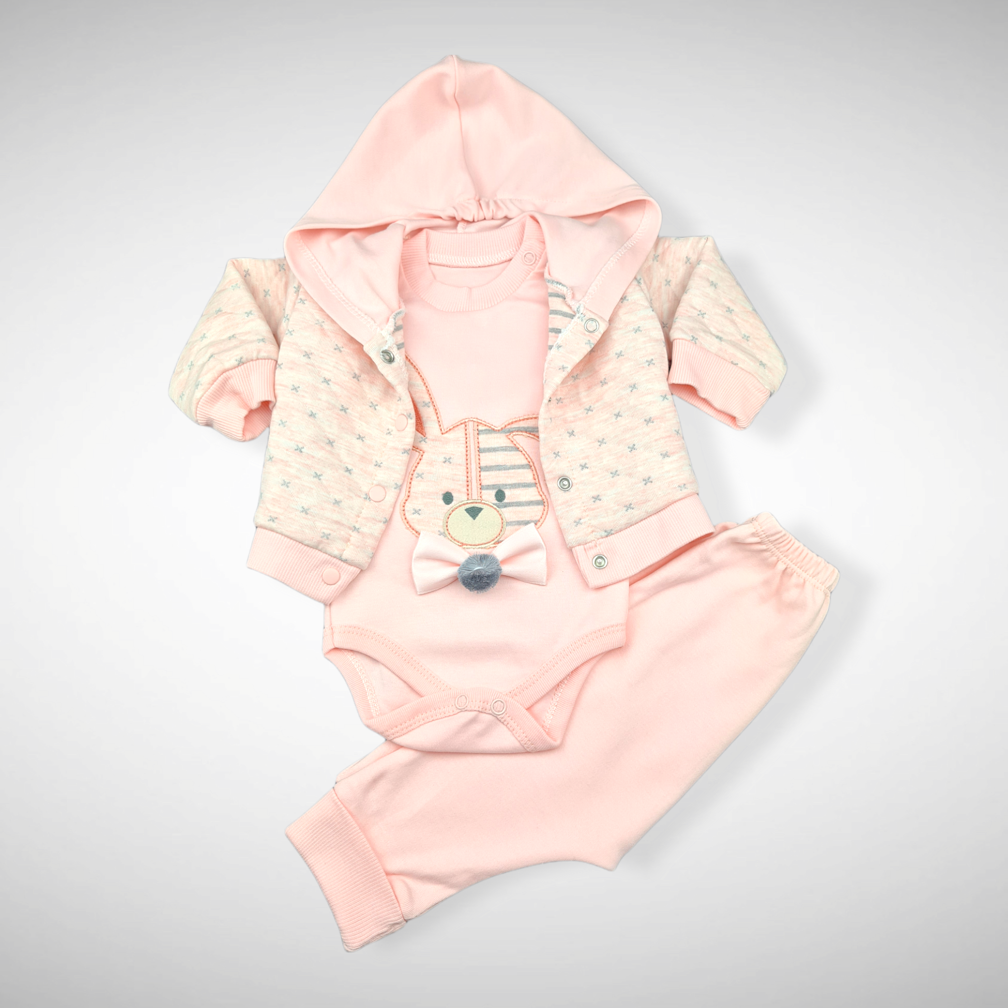 Limited Edition Perzik Setje "Konijntje"